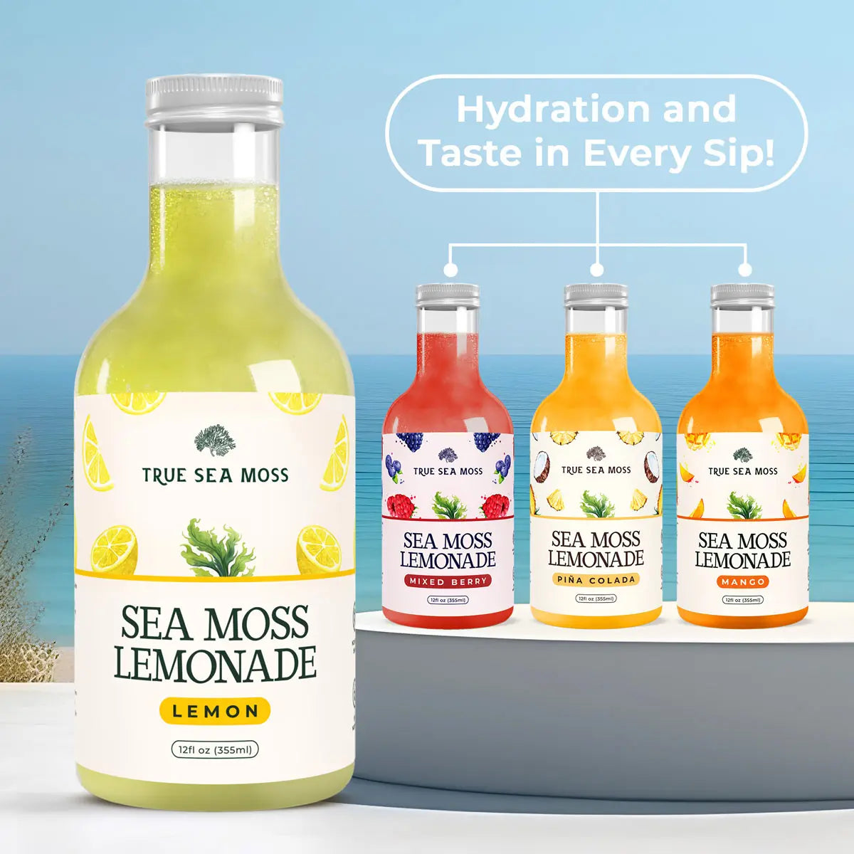 Other flavors of Sea Moss Lemonade