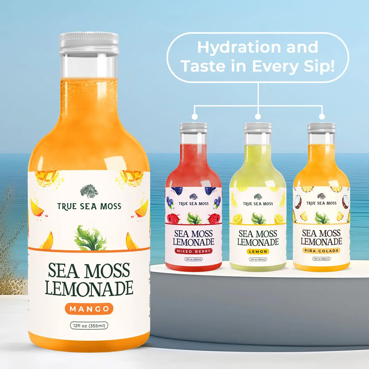 Other flavors of Sea Moss Lemonade