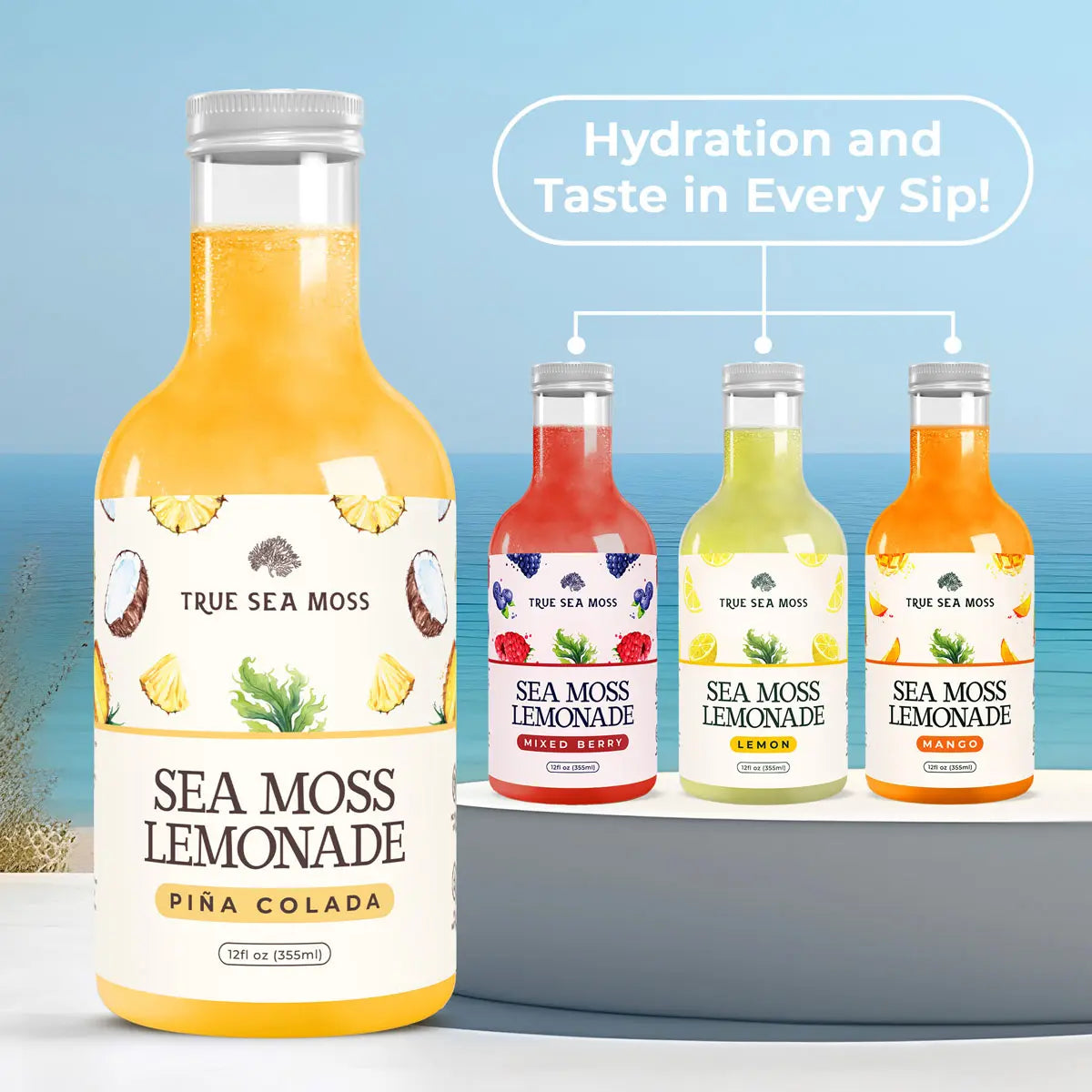 Other flavors of Sea Moss Lemonade