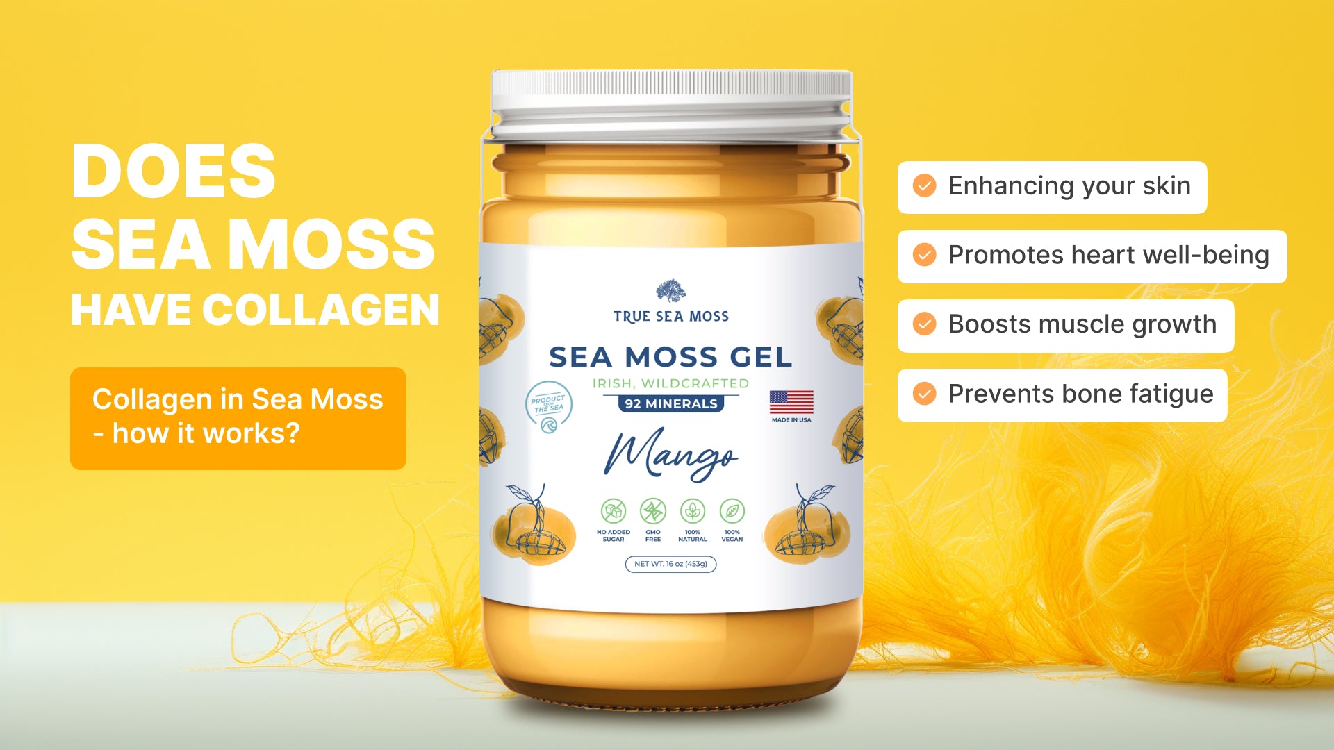 Collagen in Sea Moss: Is it There and Why Do You Need It?