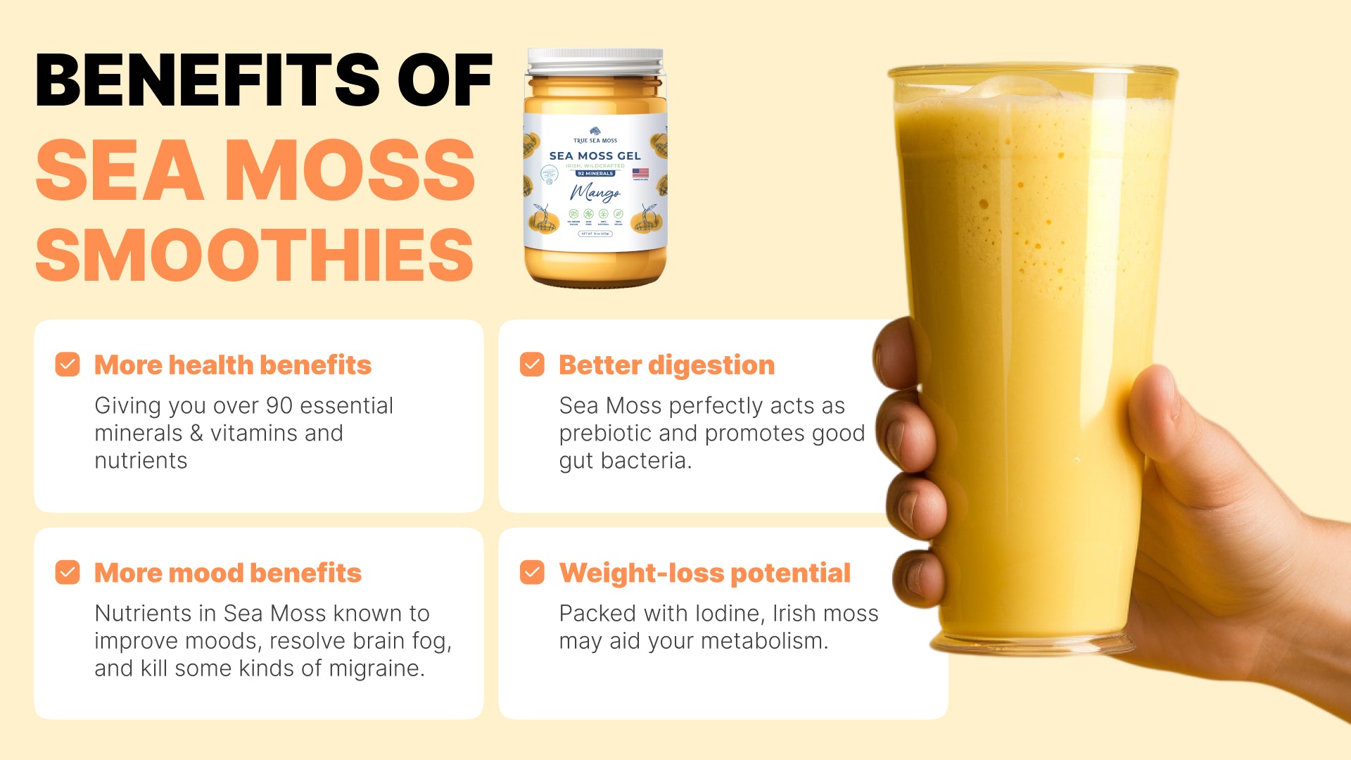 Sea moss smoothie