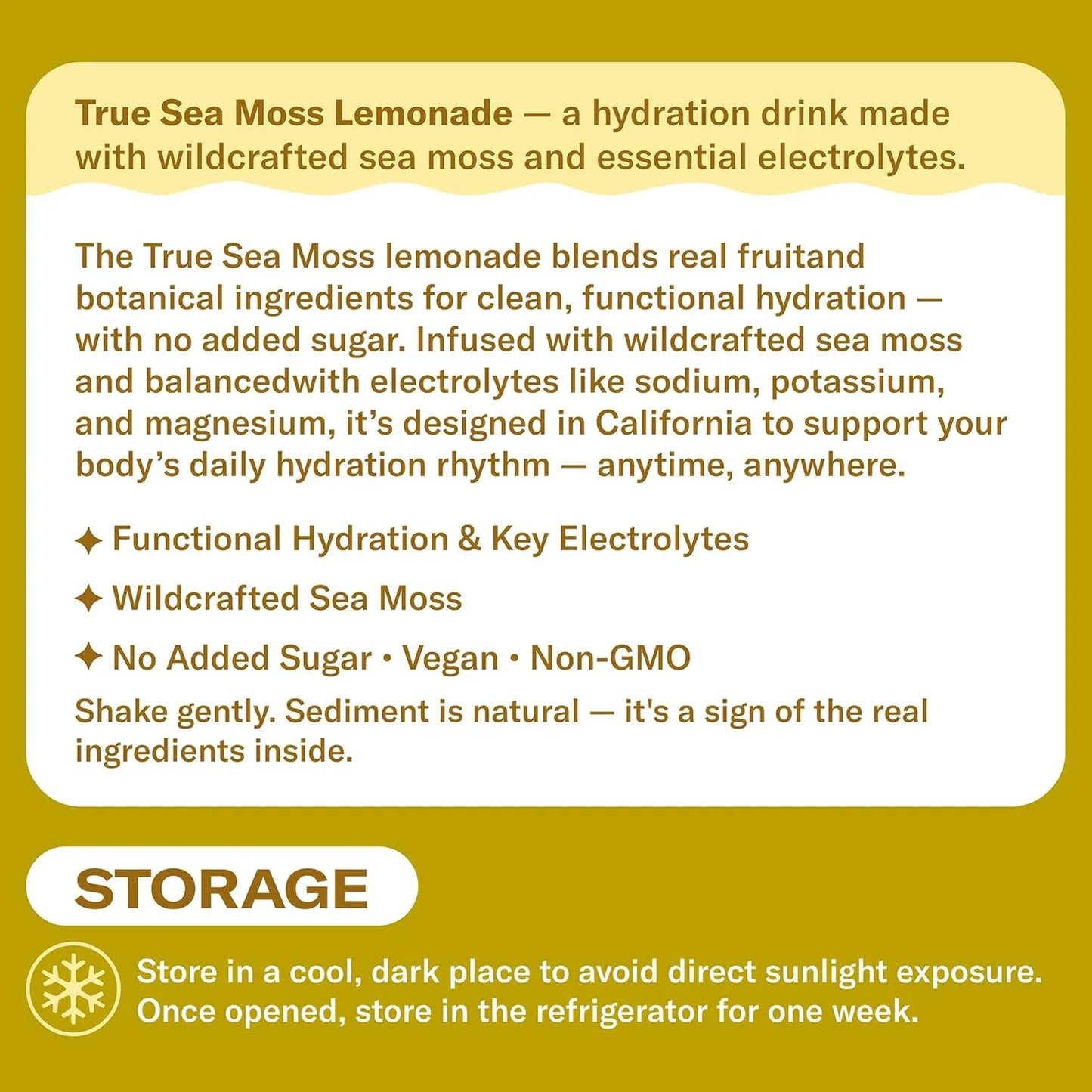 Lemonade - Lemon Ginger Lemongrass -Hydration Drink – 4 × 12 fl oz Bottles – Made in USA from globally sourced ingredients