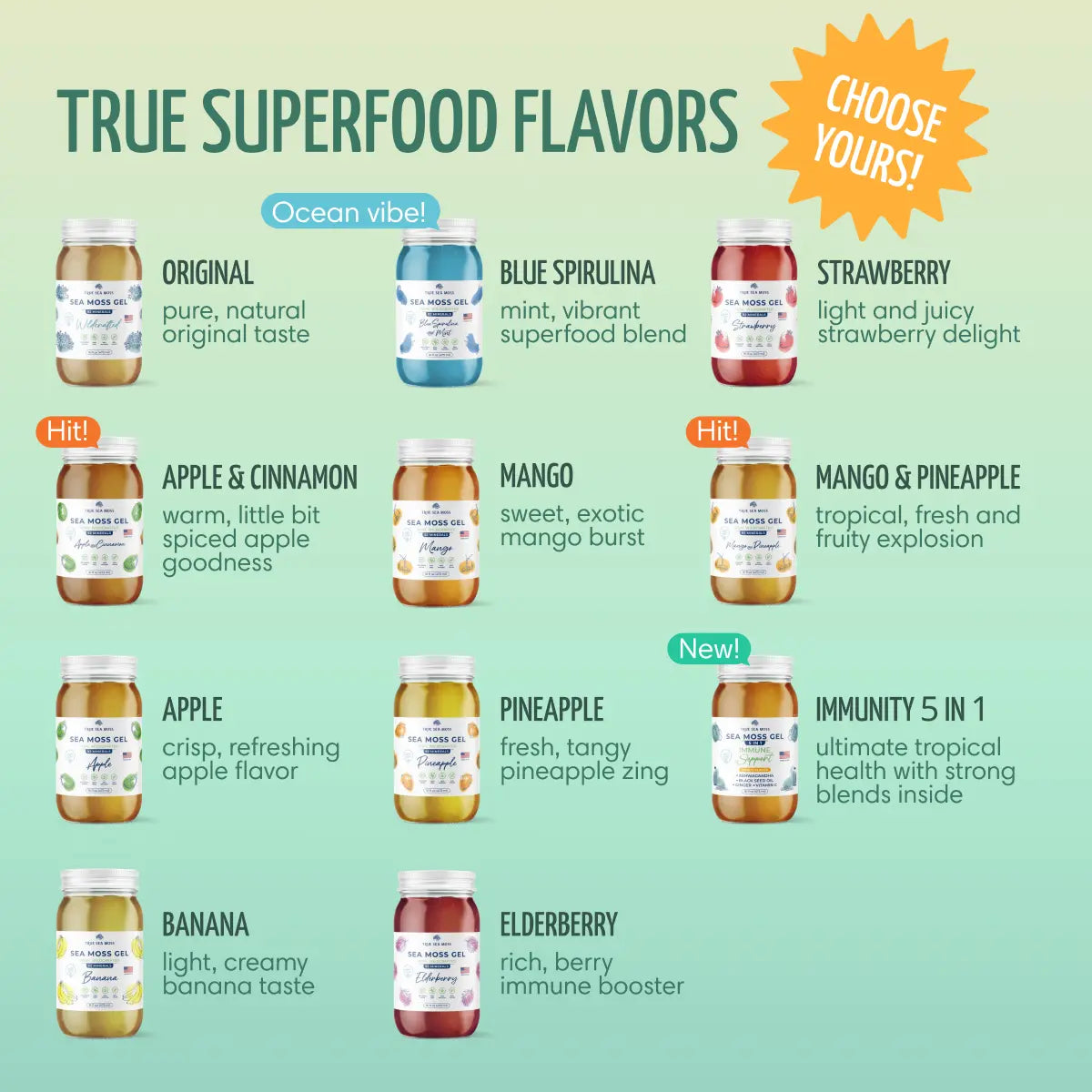 True Sea Moss Gel - Powerful Natural Superfood