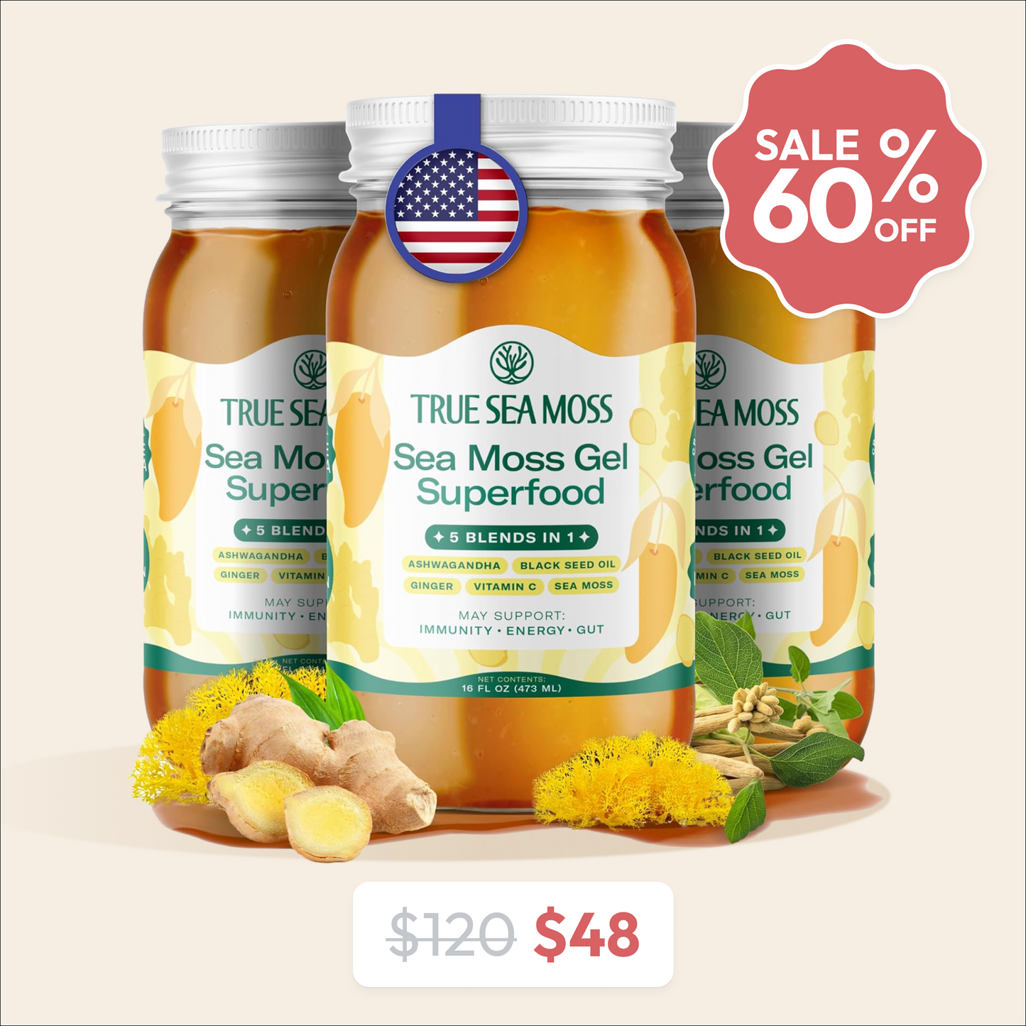 IMMUNE SUPPORT 5 IN 1 (3 Packs)
