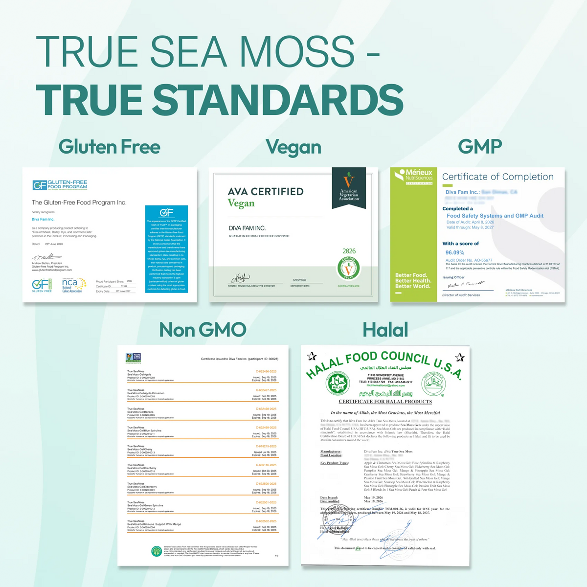 TrueSeaMoss Sea Moss Gel – Wildcrafted Seamoss, Fruits & Jarred Vegetables – Cherry, Pack of 1 (Labels may Vary)