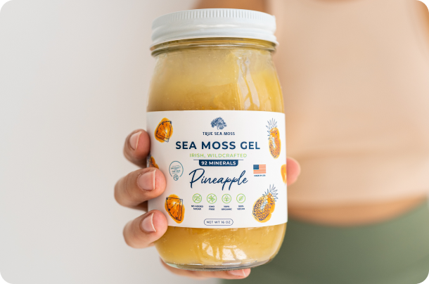 TrueSeaMoss Sea Moss Raw Wild Crafted Seamoss Raw - 100% Irish Sea Moss Raw  (Pack of 1) - Dried Sea Moss Advanced Drink - Clean and Sundried - Vegan