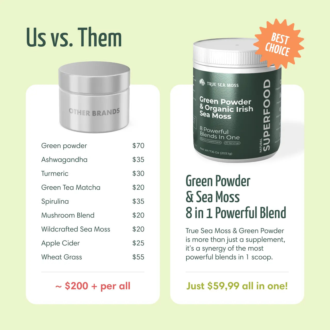 Benefits of Sea Moss Green Powder