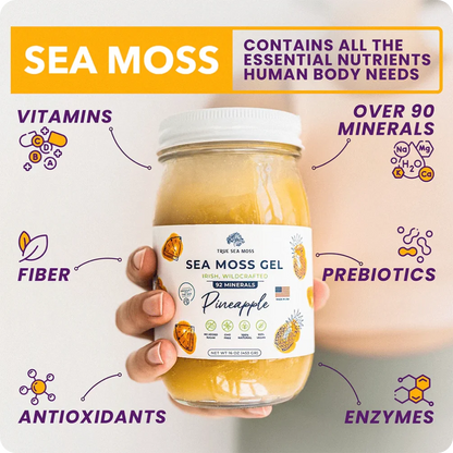 Benefits of Mango and Pineapple Sea Moss Gel