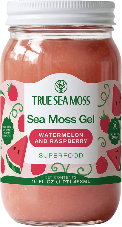 True Sea Moss Watermelon & Raspberry Sea Moss Gel — product image