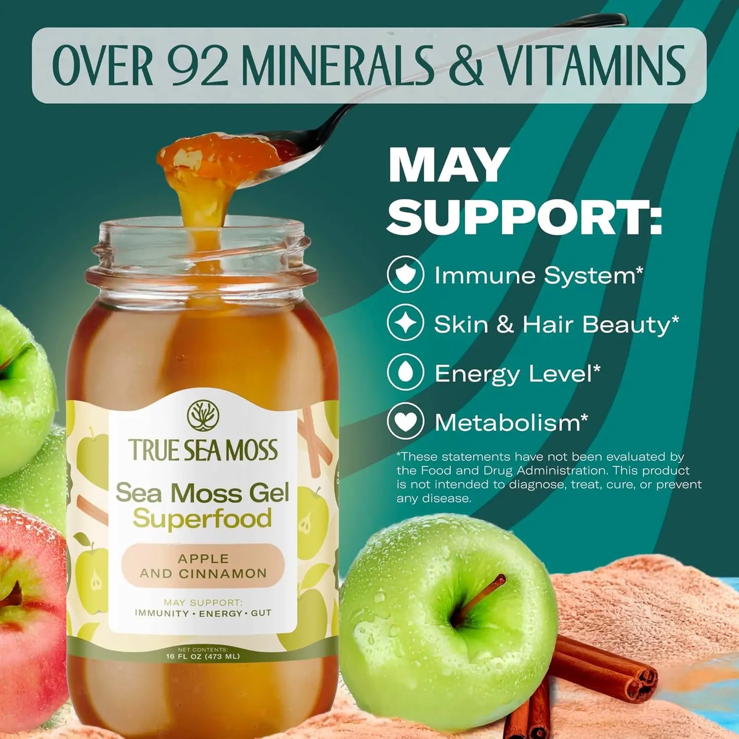 APPLE & CINNAMON SEA MOSS GEL