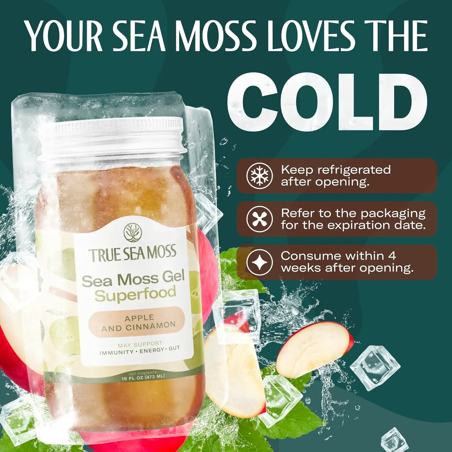 APPLE & CINNAMON SEA MOSS GEL