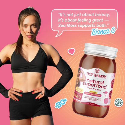 Exclusive: Natural Cherry True Sea Moss Gel with Creatine