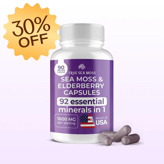 ELDERBERRY NATURAL SEA MOSS CAPSULES
