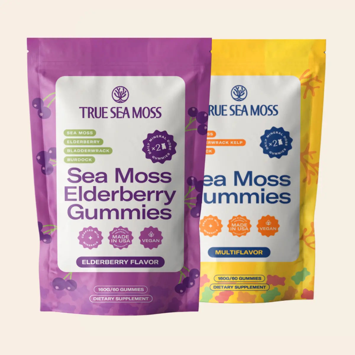 Multiflavor + Elderberry Sea Moss Gummies