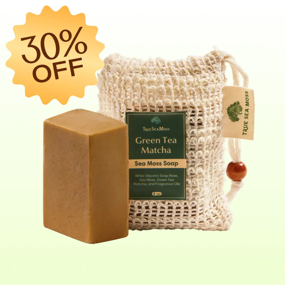1x Matcha & 1x Aloe Sea Moss Soaps