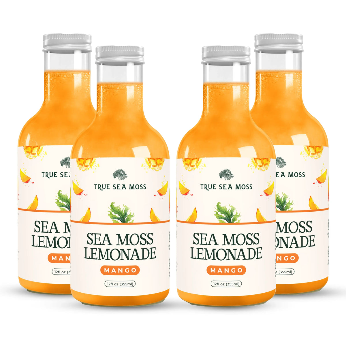 Sea Moss lemonade with mango