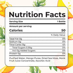 Nutrition Facts of Sea Moss Llemonade with Mango