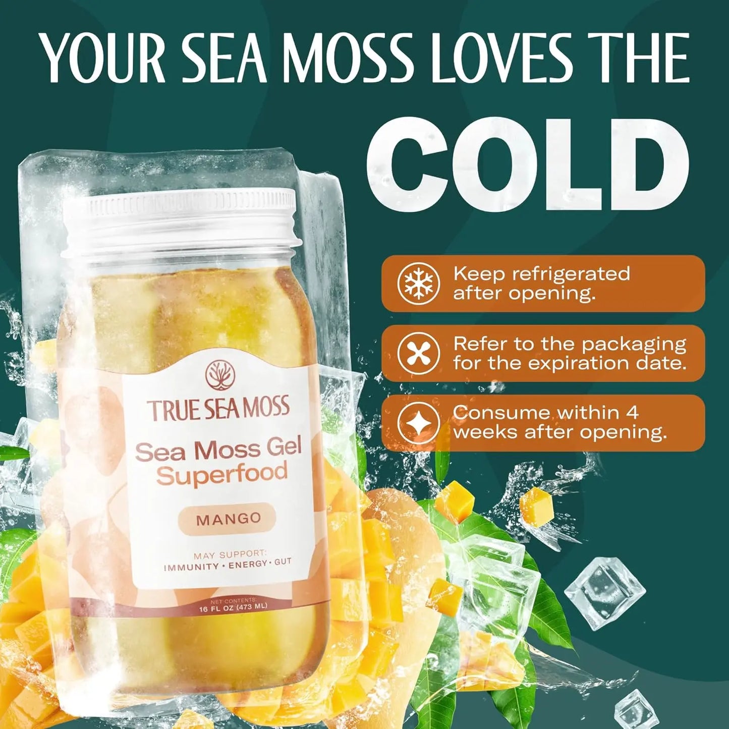MANGO SEA MOSS GEL