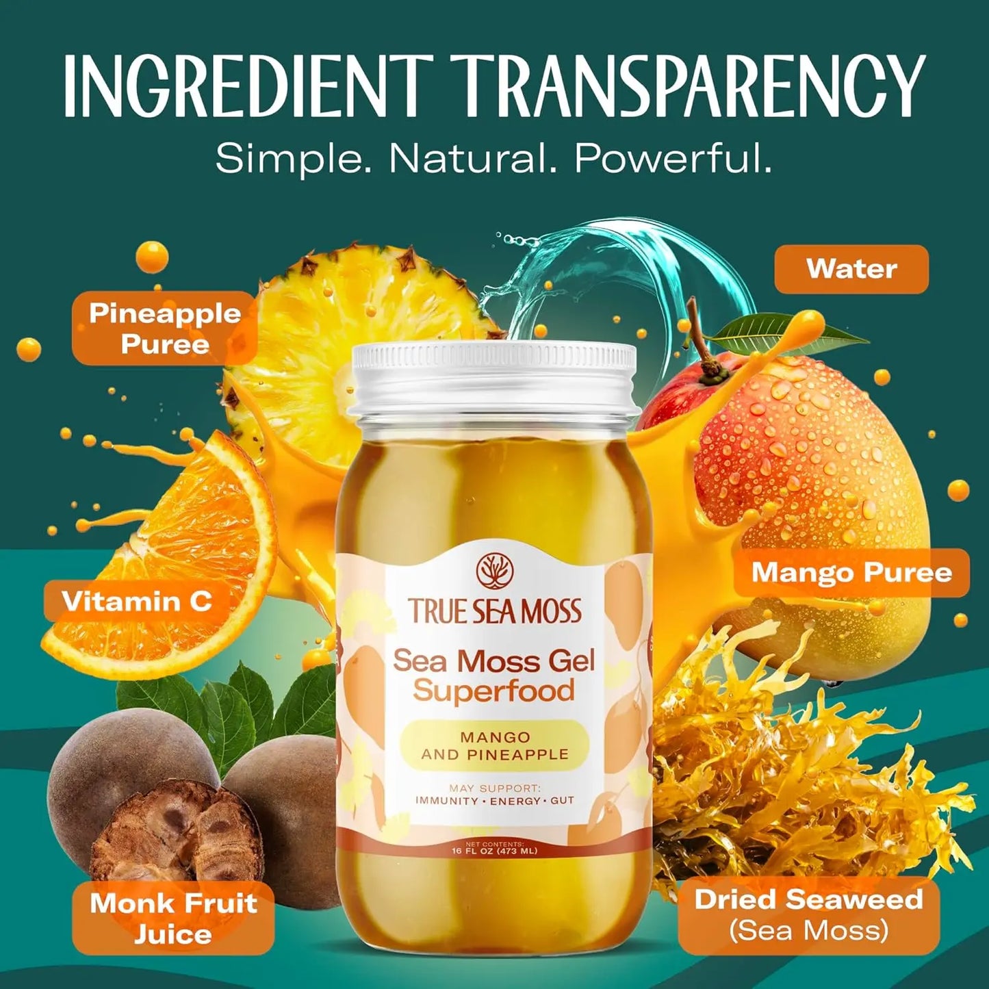 MANGO & PINEAPPLE SEA MOSS GEL