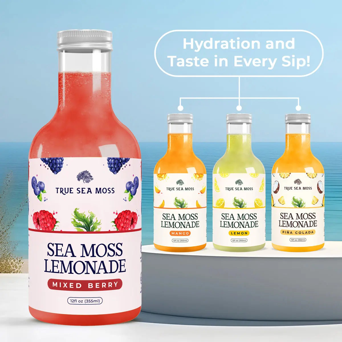 Other flavors of Sea Moss Lemonade