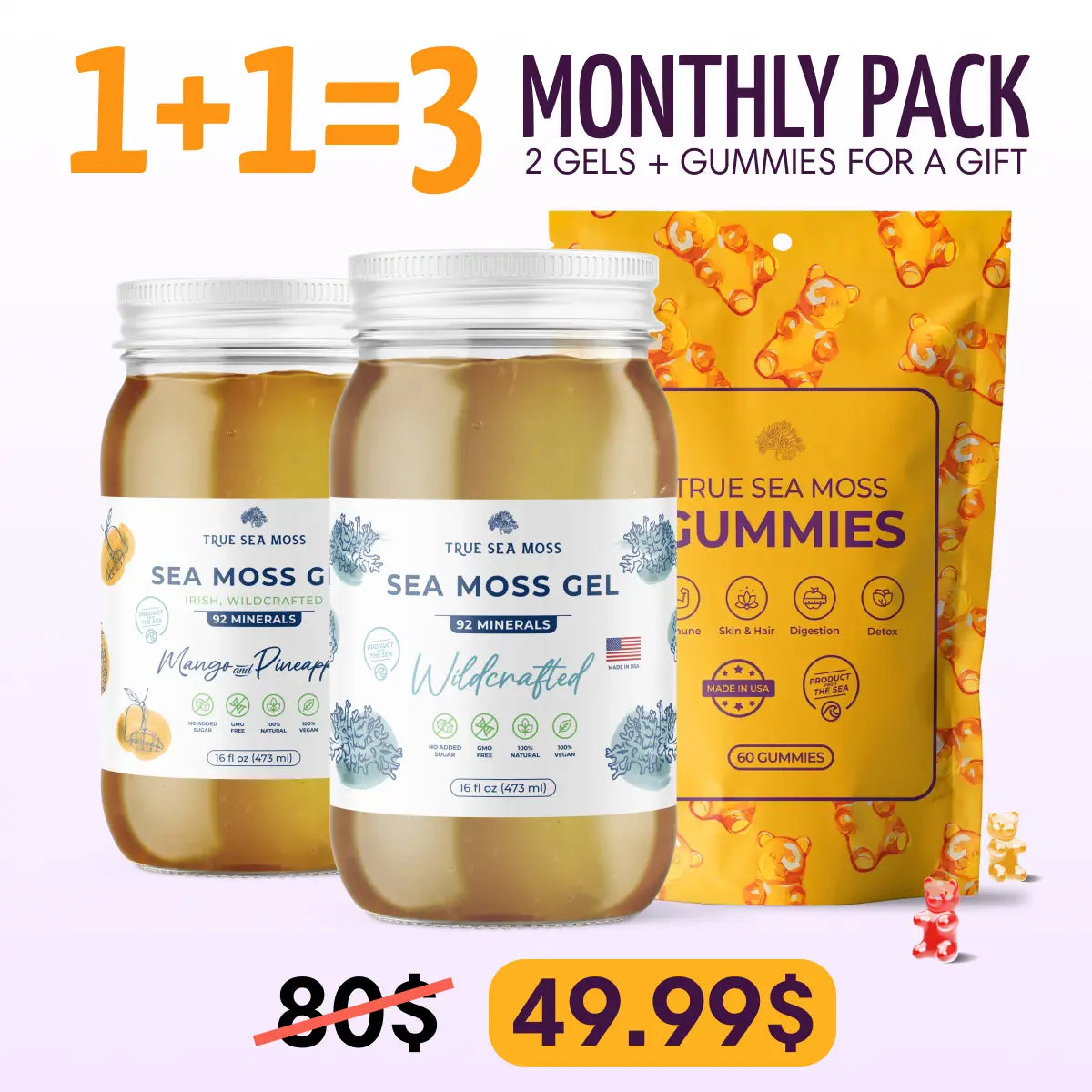 ORIGINAL & MANGO SEA MOSS GEL