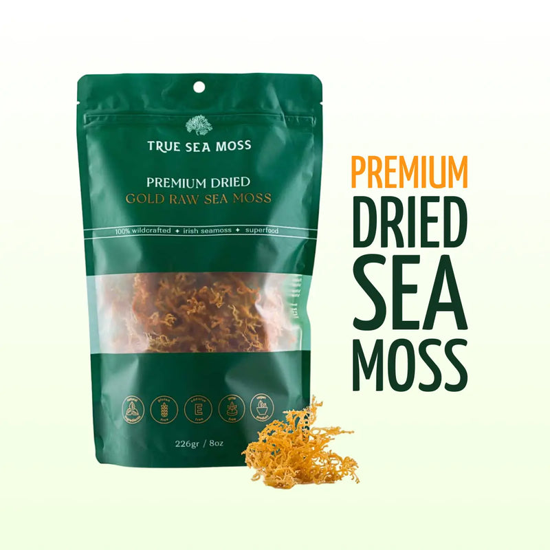GOLD RAW DRIED SEA MOSS