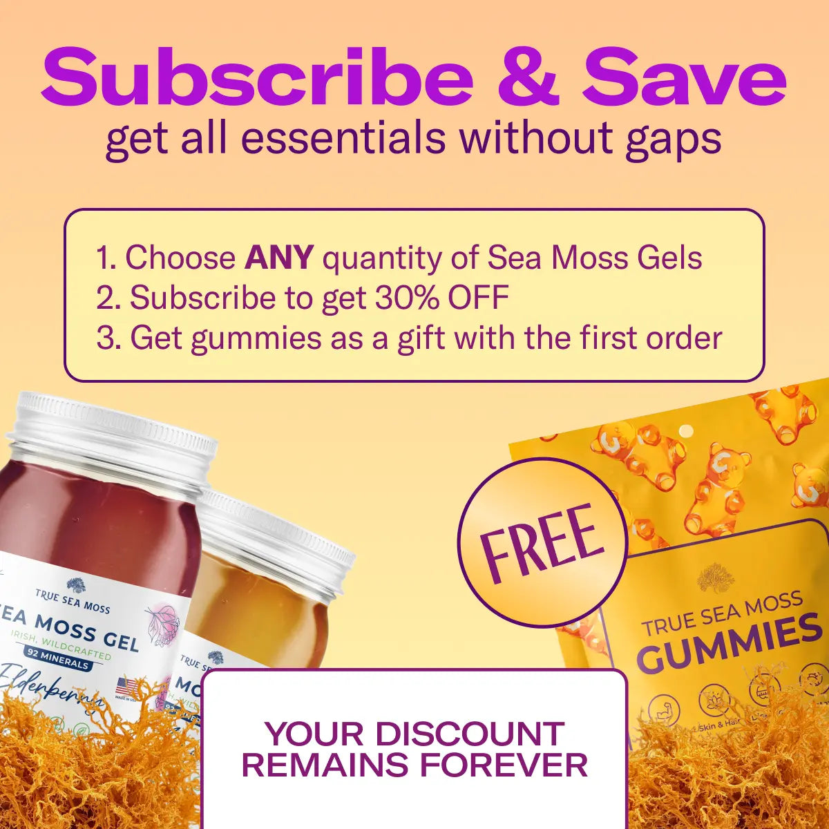 True Sea Moss Gel - Powerful Natural Superfood
