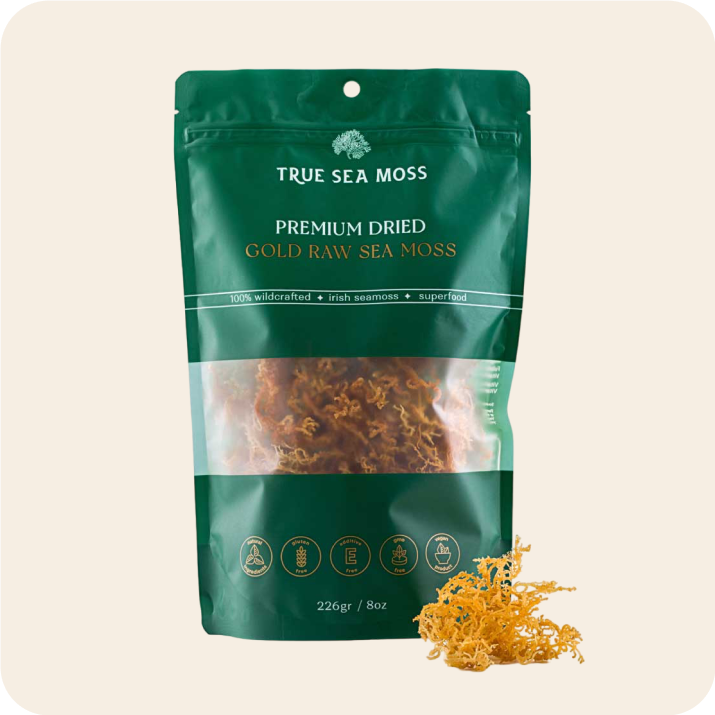 GOLD RAW DRIED SEA MOSS