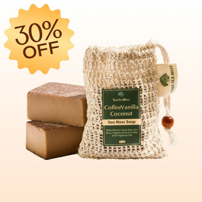 1x Coconut & 1x Vanilla Sea Moss Soaps