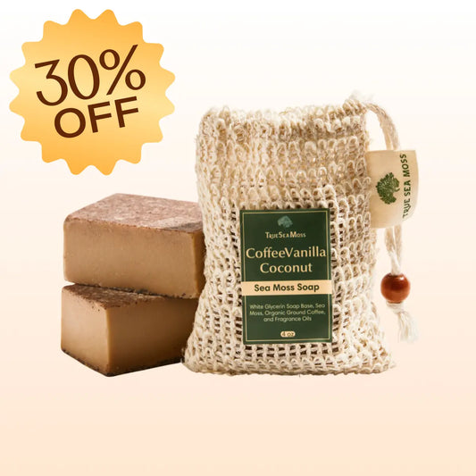 1x Coconut & 1x Vanilla Sea Moss Soaps
