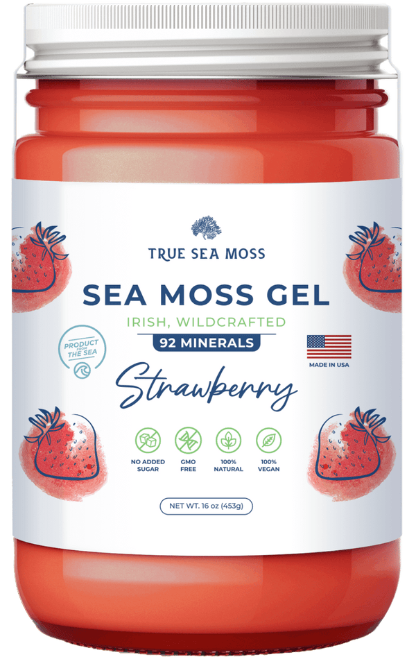 TrueSeaMoss Sea Moss Raw Wild Crafted Seamoss Raw - 100% Irish Sea Moss Raw  (Pack of 1) - Dried Sea Moss Advanced Drink - Clean and Sundried - Vegan