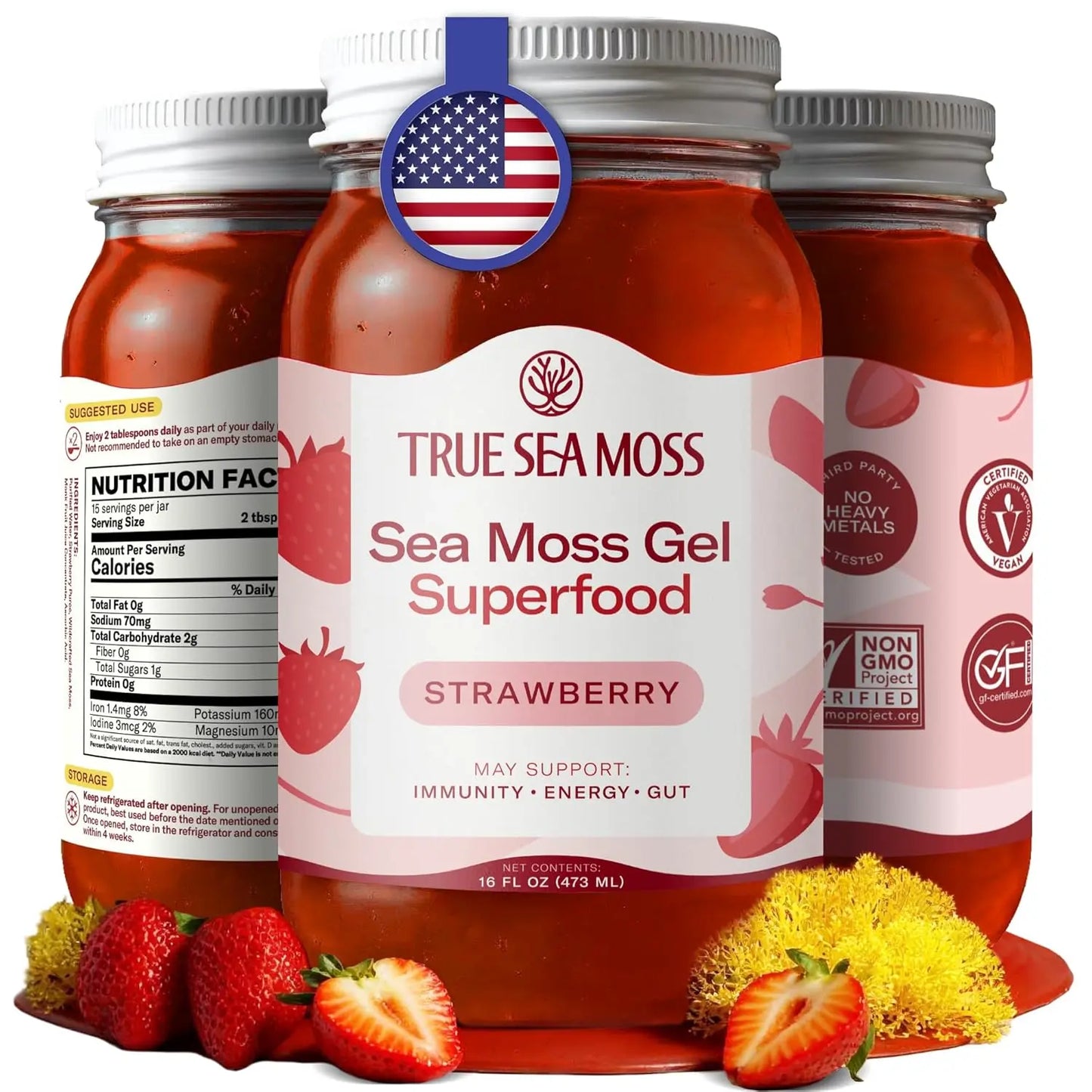 STRAWBERRY SEA MOSS GEL