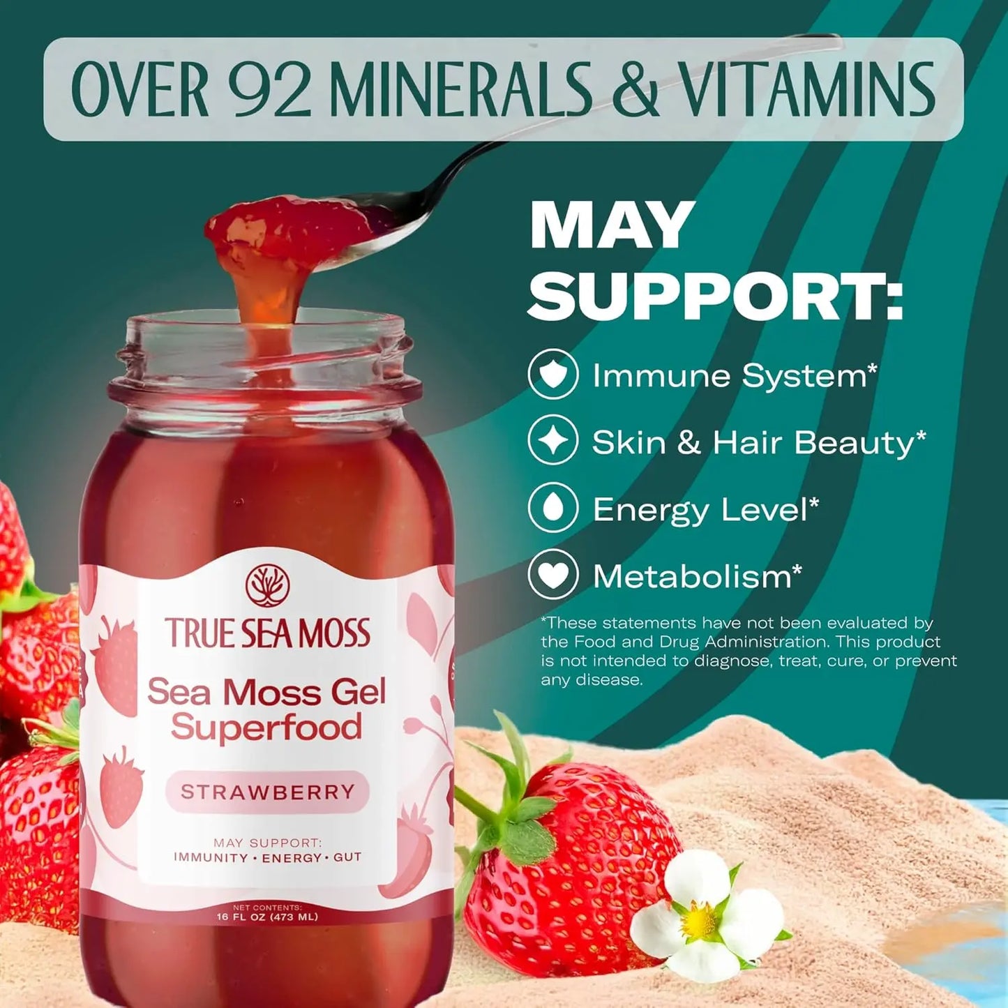 STRAWBERRY SEA MOSS GEL