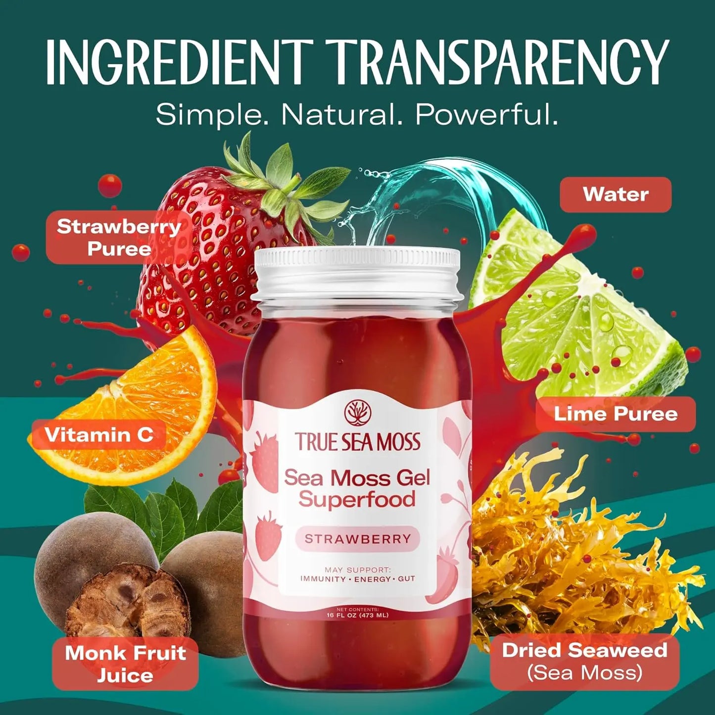 STRAWBERRY SEA MOSS GEL