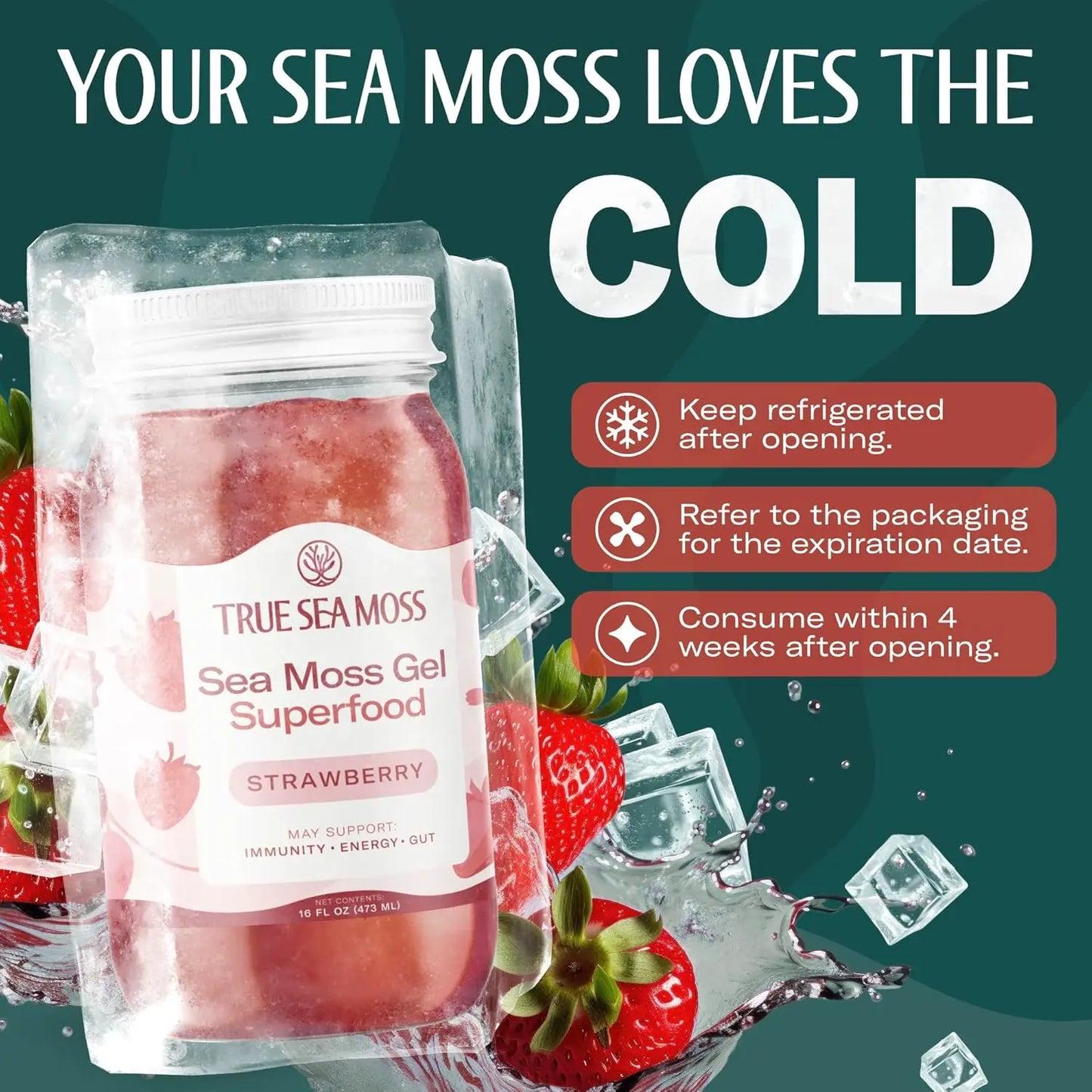STRAWBERRY SEA MOSS GEL